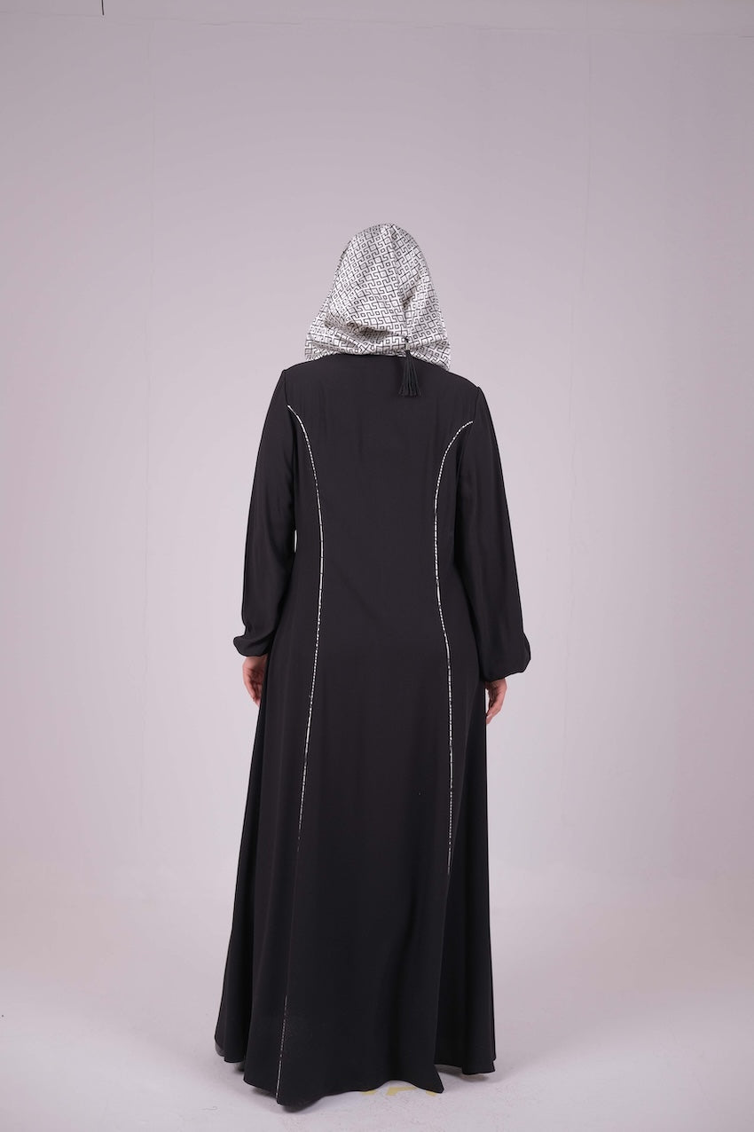 Noir Line Abaya