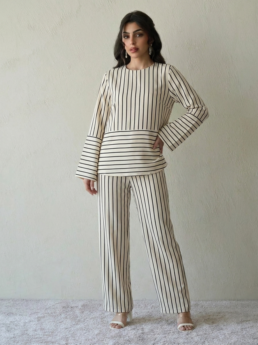 Agiba Women 2032 Printed Linen 100% Linen
