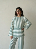 Agiba Women 2032 Printed Linen 100% Linen
