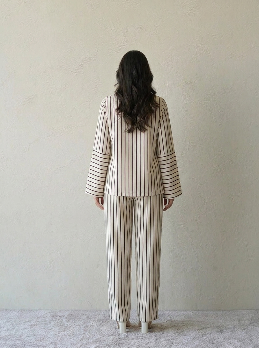 Agiba Women 2032 Printed Linen 100% Linen