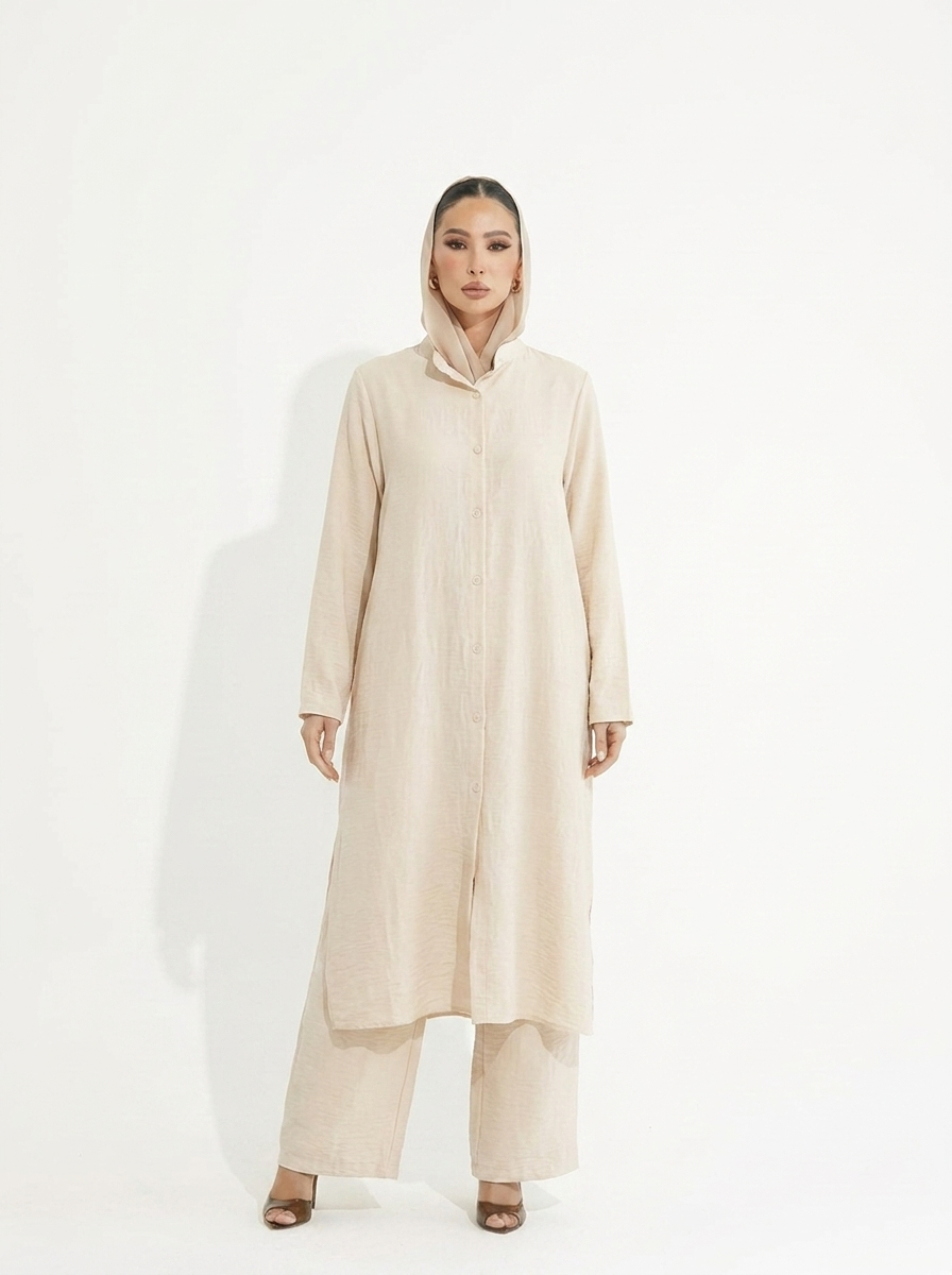 Agiba Women 2080 Solid Linen 100% Linen
